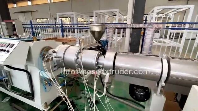 Оборудование для экструдера труб из ПЭВП с двойным рабочим положением намоточной машины смотреть онлайн