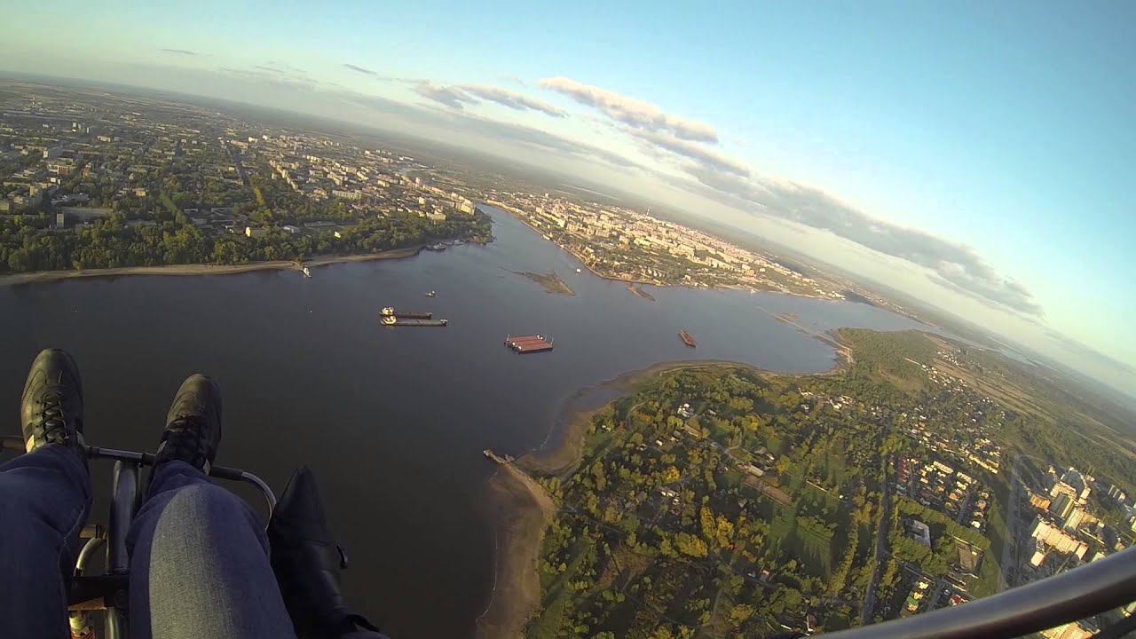 Полет на параплане над Череповцом