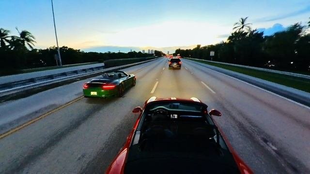 Круиз в Сумерках по Майами с Стилем! ? Кабриолеты Porsche, Живописное Путешествие и Хорошие Вибраци