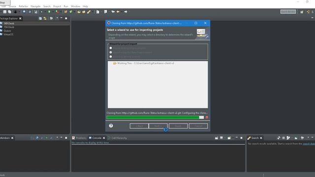 Importing from Git using Eclipse смотреть онлайн