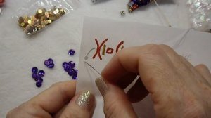 МК. Как можно использовать пайетки. DIY How can I use sequins