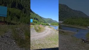 река Абакан. Хакасия. Заимка Алексея и Ольги на Оде