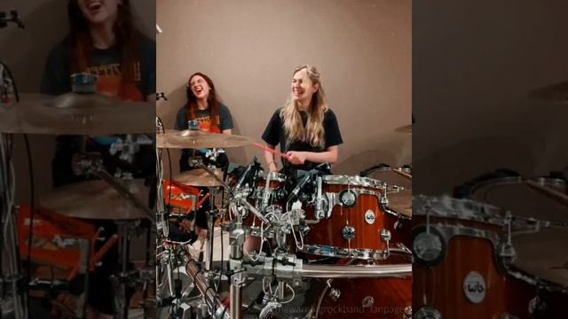 The Warning - Paulina & Daniela on drums