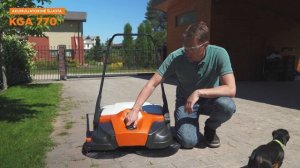 STIHL x Tautvydas Gurskas: KGA 770 akumuliatorinė šluota