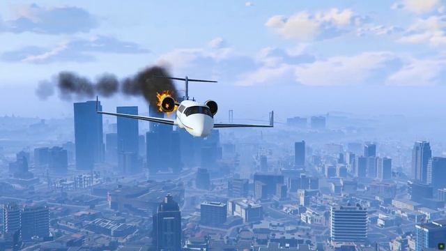 САМАЯ ЭПИЧНАЯ МИССИЯ В ГТА 5 Свободное падение в GTA 5 смотреть онлайн