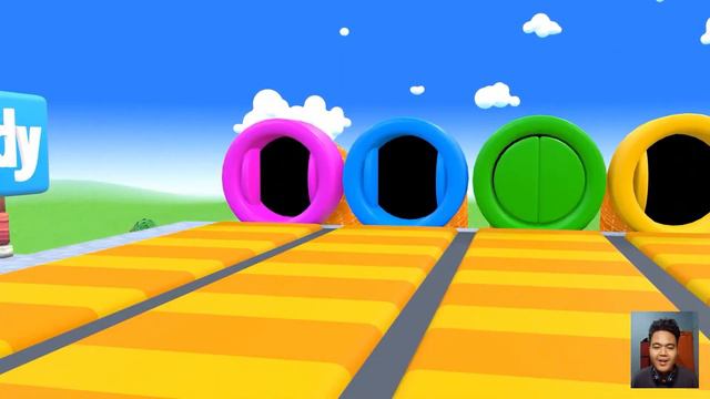 Long Slide Game With Elephant Gorilla Buffalo Hippopotamus Tiger - 3d Animal Game - Funny 3d Animal смотреть онлайн