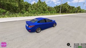 Мод Hyundai Solaris для BeamNG.drive