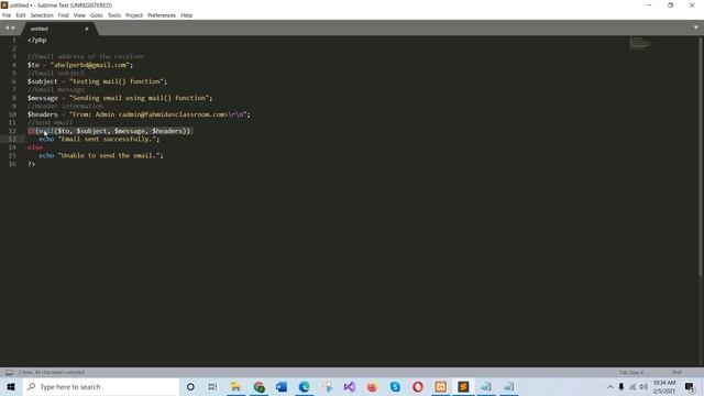 send email using php mail() function смотреть онлайн