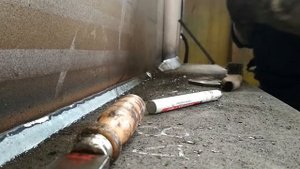 Сварщик в Польше, Многопроходной шов, катет 24мм, Угловой шов, Welder, Welder on Poland