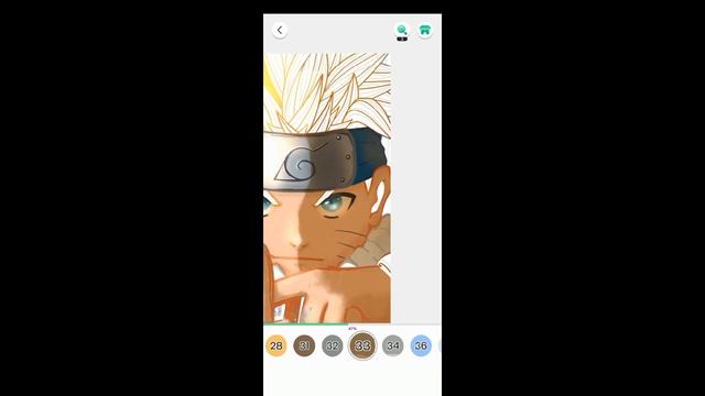 Game "Tap Color Pro" (Наруто) смотреть онлайн