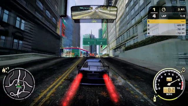 СОСТЯЗАНИЕ С РЭЙЗЕРОМ - NFS MOST WANTED (2005) - 1 ЧАСТЬ смотреть онлайн