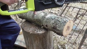 Цепная аккумуляторная пила RYOBI  OCS1830 обзор и тест