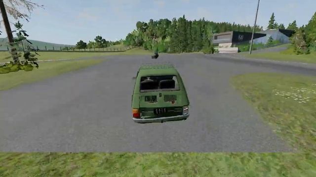 BeamNG.drive - Fiat 126 Marcia in Pista смотреть онлайн