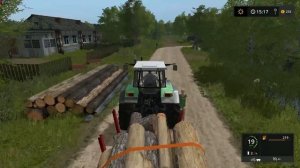 Farming Simulator 17 ➣ Карта Бухалово • Прохождение № 13. Валим Лес и отправляем брёвна на Лесопилк