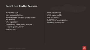 Oracle Visual Builder  What's New - PaaS Partner Community Webcast