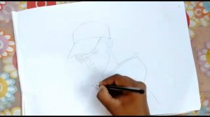 Recreation Farjana Drawing Academy|How to draw a boy with Cap for beginners || pencil sketch ||