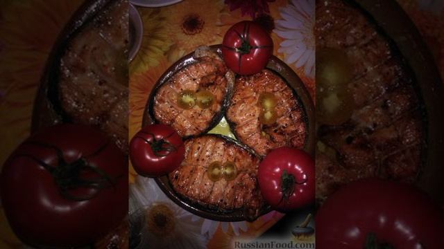 Форель на углях