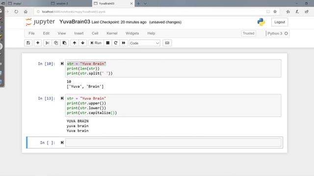 How to use basic string function in Python?