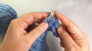 Узор для мужского пуловера / Вязание спицами.