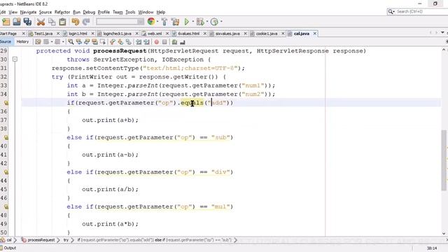 4. TYBSC IT SEM 5 ENTERPRISE JAVA PRACTICAL (SERVLET SIMPLE CALCULATOR) смотреть онлайн