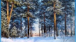 Зима в картинах современных художников