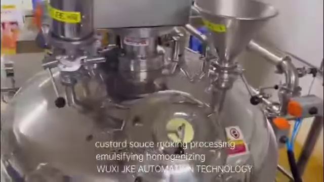 Seasoning sauce mixer, mayonnaise making machine, vacuum emulsifying homogenizer смотреть онлайн