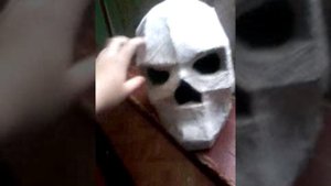 Как сделать маску Ghost Rider часть 1