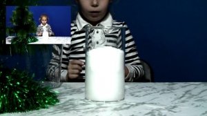 Первое новогоднее видео:  как дома из воды сделать снег без холодильника!