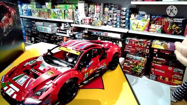 FERRARI 488 GTE "AF CORSE #51" LEGO® TECHNIC смотреть онлайн