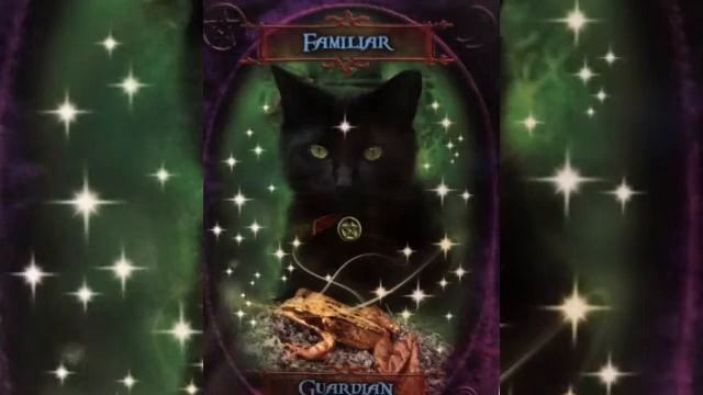 Карта"Фамильяр-семейный Хранитель", описание колоды"Мудрость ведьм"Witches Wisdom Oracle Cards