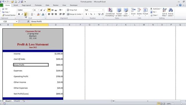 Excel Home Font Font, Size, Bold, Italic, Underline, Cell colour, Text Colour смотреть онлайн
