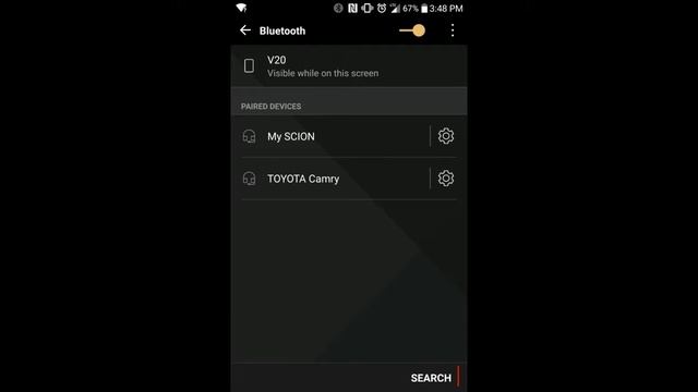 Toyota Entune Android Bluetooth Pair смотреть онлайн