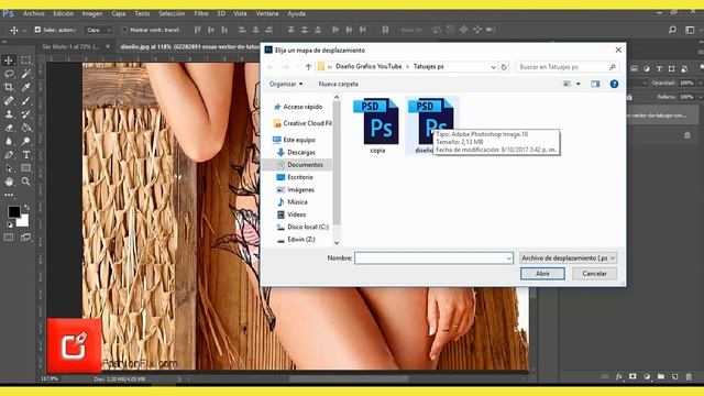 ? Efecto tatuaje en PHOTOSHOP ⭐ Tatuajes en Photoshop смотреть онлайн