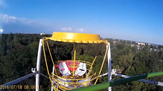 СЪЁМКИ КАМЕРОЙ SJ4000: КОЛЕСО ОБОЗРЕНИЯ смотреть онлайн