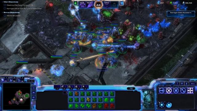 StarCraft 2 Wings of Liberty Campaign (Protoss Edition) Mission 17 - The Moebius Factor смотреть онлайн