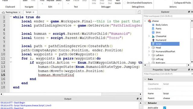Roblox Studio#1| How to make an Artificial Intelligent смотреть онлайн
