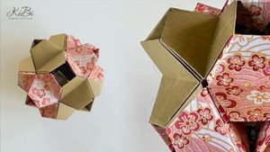 Кусудама Оригами модульный шар для декора | Поделки из бумаги своими руками | DIY