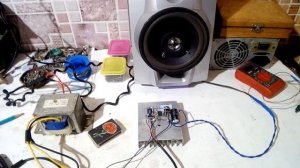 Маленький но Мощный усилитель звука на кт805.кт837