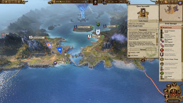 Covering Lothern In Poop | Grom The Paunch Campaign #04 | Total War: WARHAMMER II смотреть онлайн