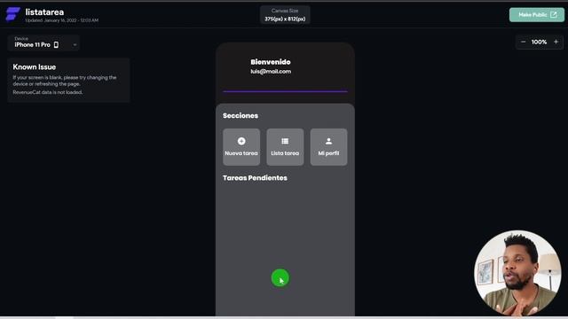 Mi Primer aplicacion en Flutter Flow (Funcional)
