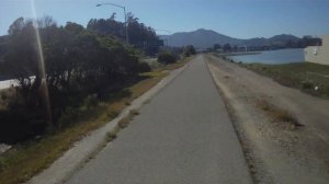 Mill Valley Sausalito Bike Path Bridgeway to 101 Marin County, California