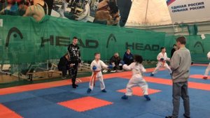 Karate. Sparring. 7 years. Карате. Спарринг. 7 лет.