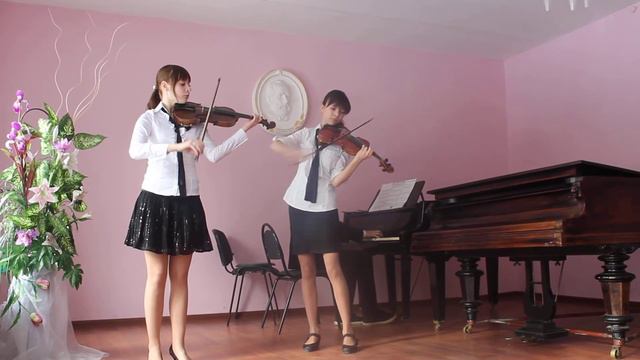 Дуэт "Созвучие" И.С.Бах Соната, Фролов "Дивертисмент" смотреть онлайн