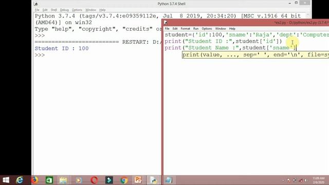 Python Tutorial | Python Dictionary |Python for beginners | Python Programming | Part-10