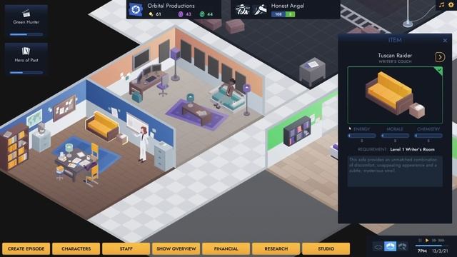 NEW TV Show Tycoon!! - Showrunner - Management Base Building Game