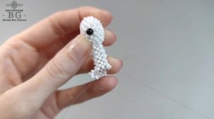 Мастер-класс Лежачий Гусь из Бисера/Часть 1.