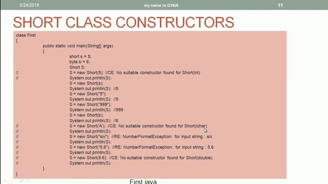Wrapper Classes in Java | #2 | Wrapper Class Constructors ( Deprecated Since Java 9 )