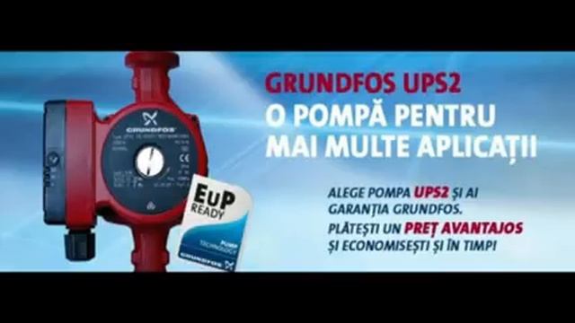 Grundfos UPS2 Radio spot Romania смотреть онлайн