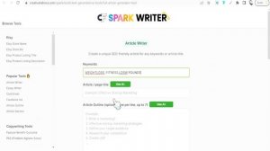 Ai Writing Assistant to write a full SEO Article just with one click|Creative Fabrica