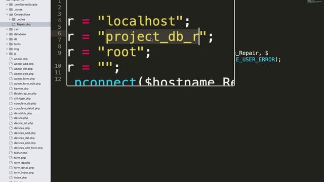 สอนติดตั้งระบบแจ้งซ่อมออนไลน์, Php Mysql